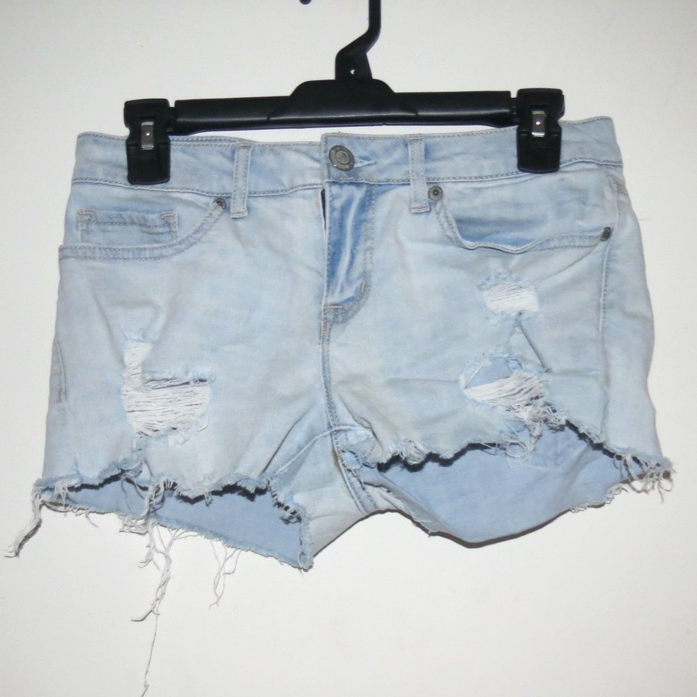 Light Wash Cut-off Shorts